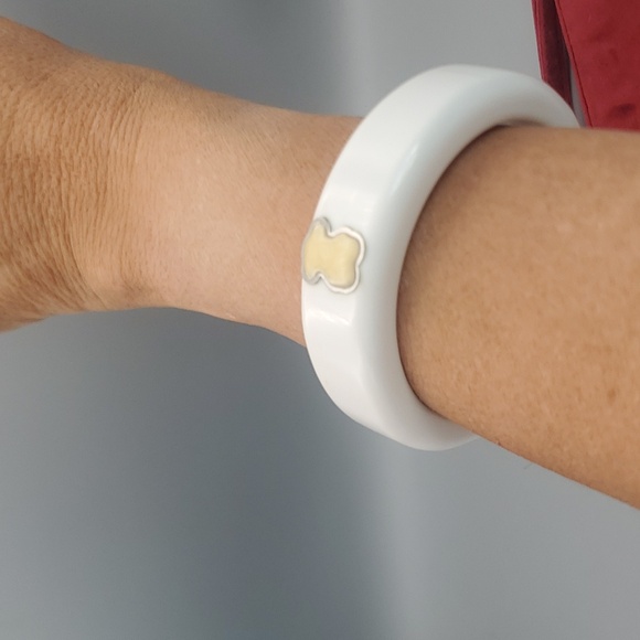 White Paste Bangle Inspired in Tous - Picture 4 of 5